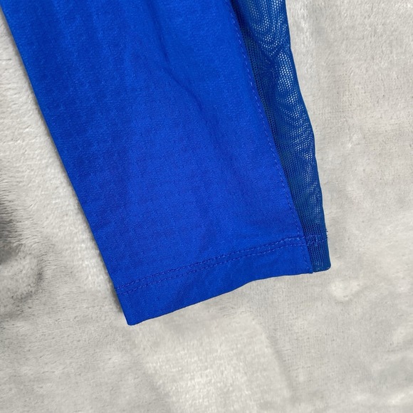 IBKUL Shirt women's Small Active 1/4 Zip Pullover Performance Blue Outdoor UPF - Picture 7 of 11